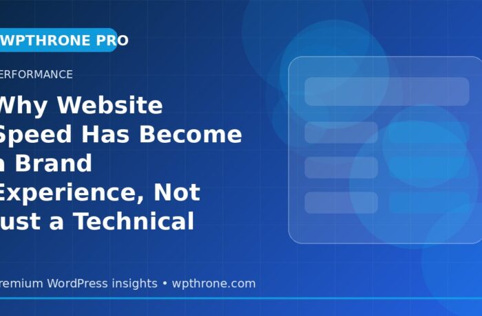 Why Website Speed Has Become a Brand Experience, Not Just a Technical Metric