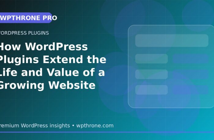 How WordPress Plugins Extend the Life and Value of a Growing Website