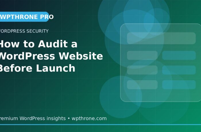 How to Audit a WordPress Website Before Launch