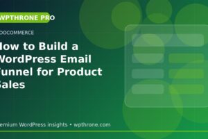 How to Build a WordPress Email Funnel for Product Sales